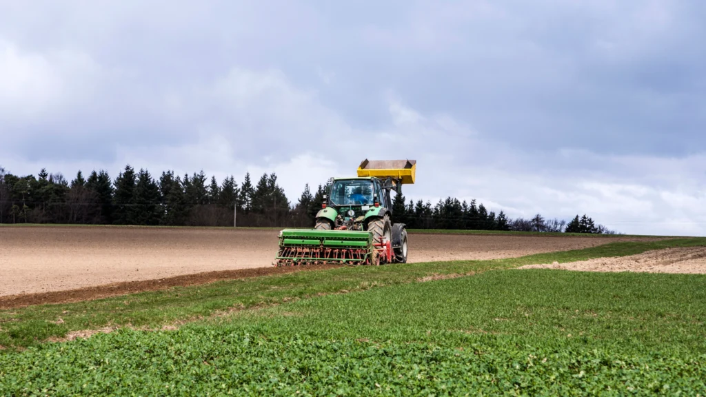 How many acres can one farmer work